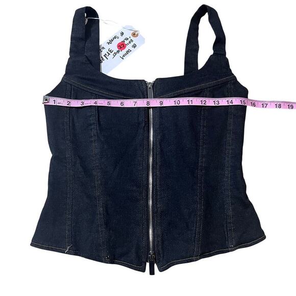 EB Denim Sample Sale Rainy Denim Corset Midnight “Black” - Picture 5 of 12